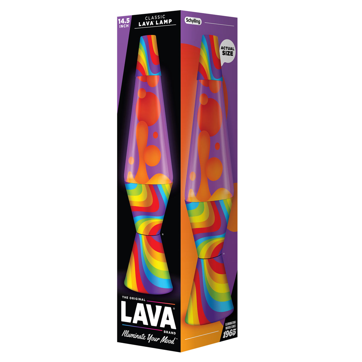 14.5″ Lamp Flowing Color Bands