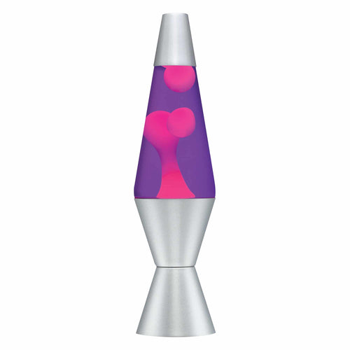 14.5” Lamp – Pink/Purple/Silver