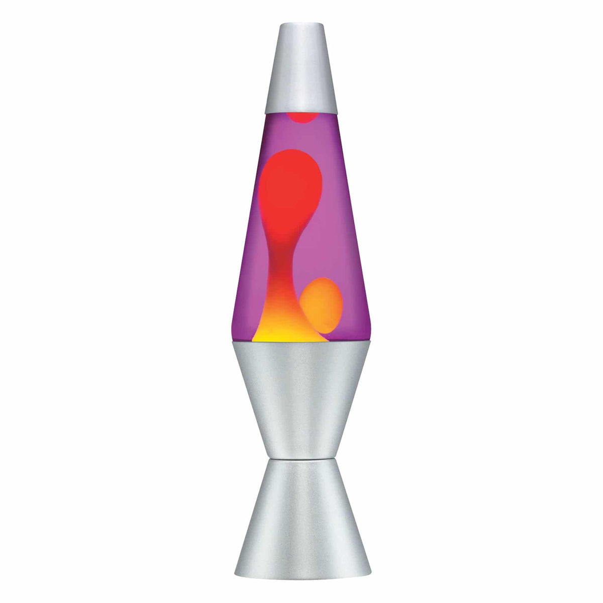 14.5” Lamp – Yellow/Purple/Silver