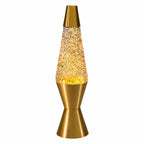 14.5″ Lamp Rainbow Glitter – Clear/Gold