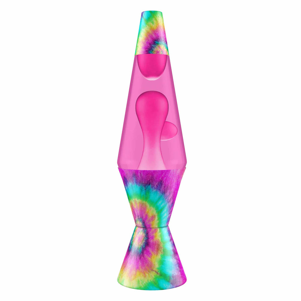 14.5″ Lamp – Tie Dye Pink Spiral