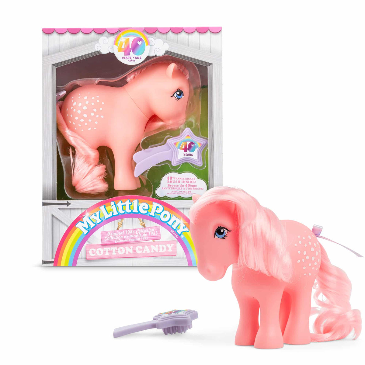 Classic 4″ Collectible 40th Anniversary Ponies