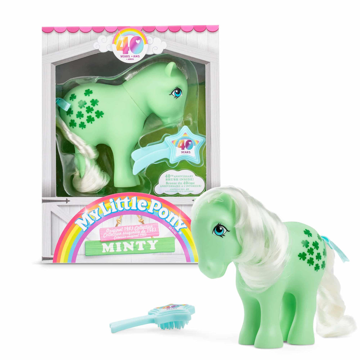 Classic 4″ Collectible 40th Anniversary Ponies