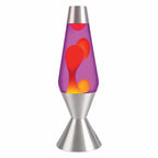 16.3″ Lamp – Yellow/Purple/Silver