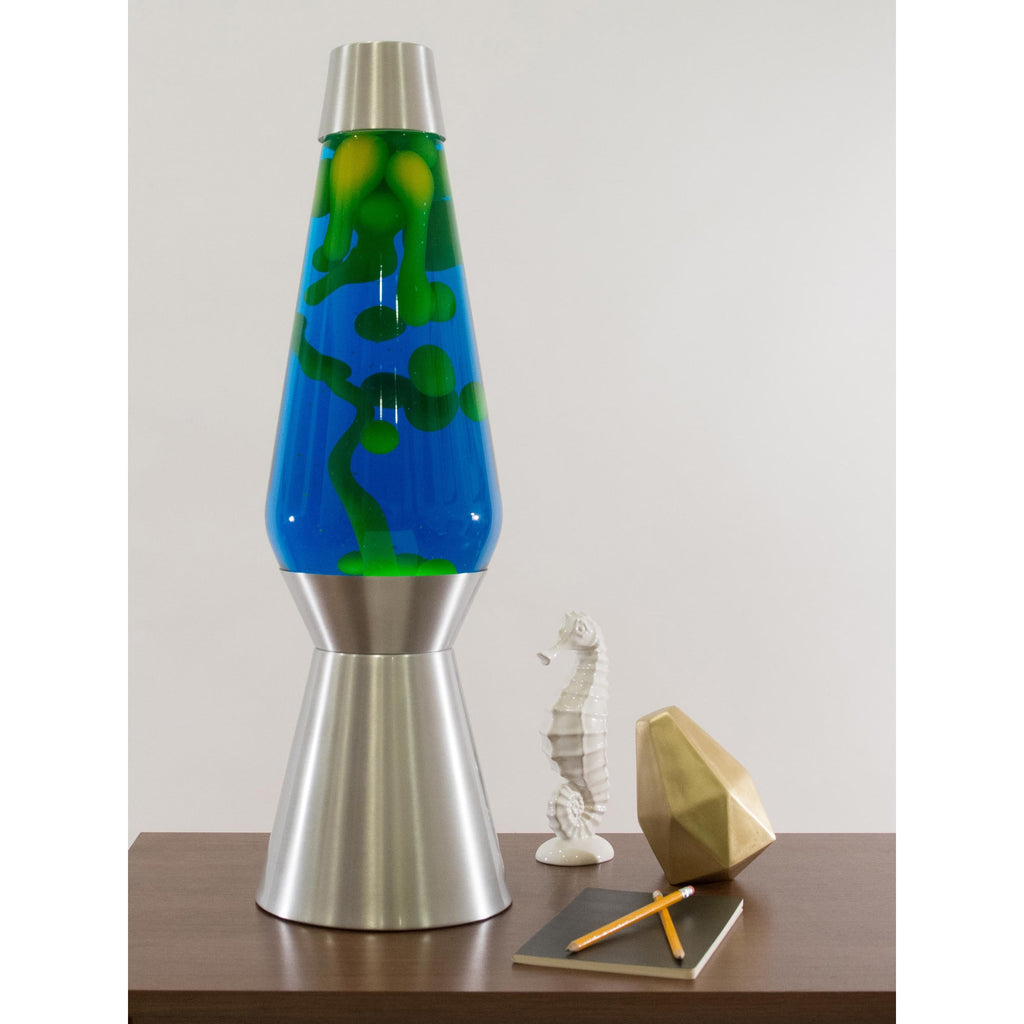 27″ Lamp Grande – Yellow/Blue/Silver