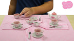 Butterfly Tea Set Basket