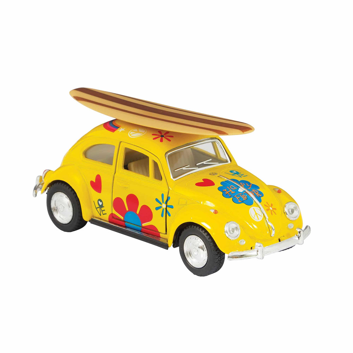 Diecast 1967 Beetle with Surfboard