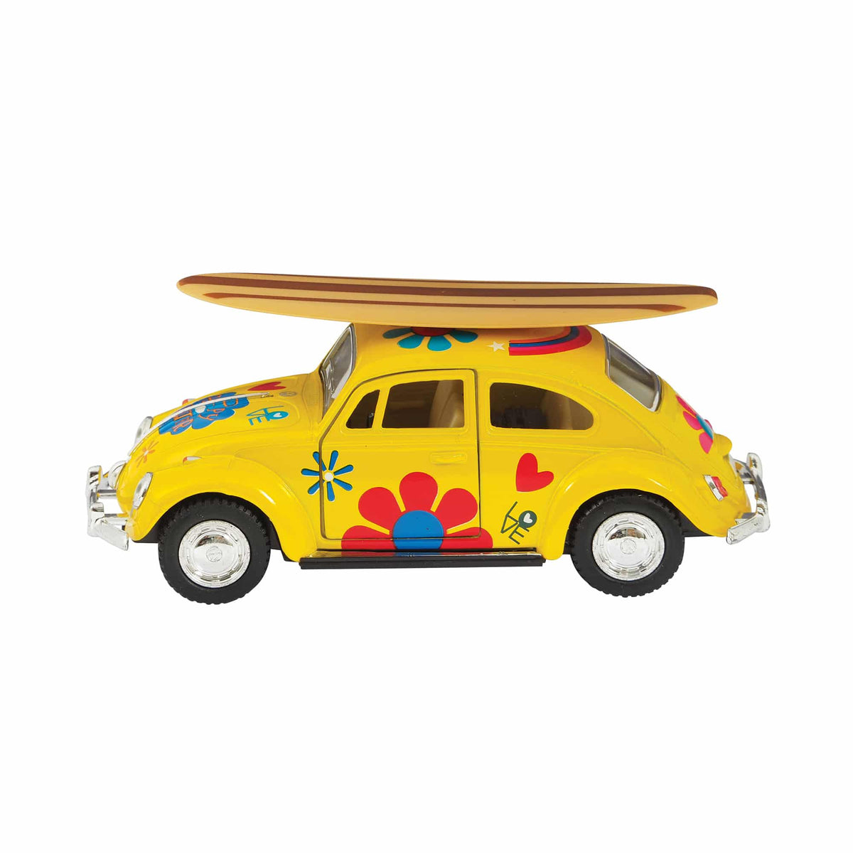 Diecast 1967 Beetle with Surfboard