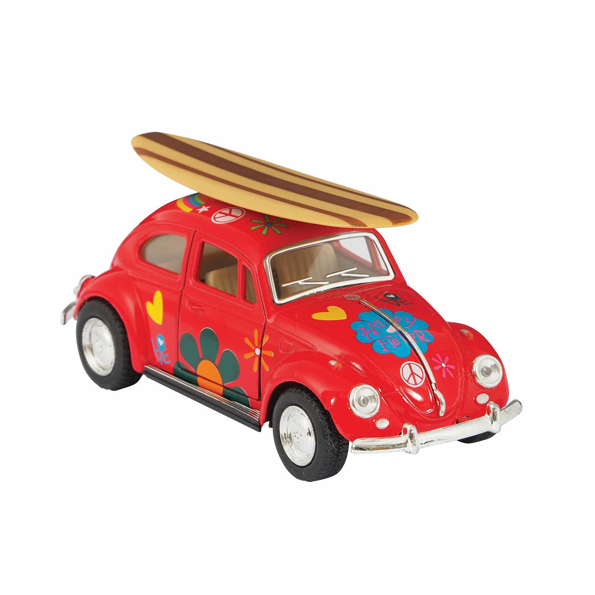 Diecast 1967 Beetle with Surfboard
