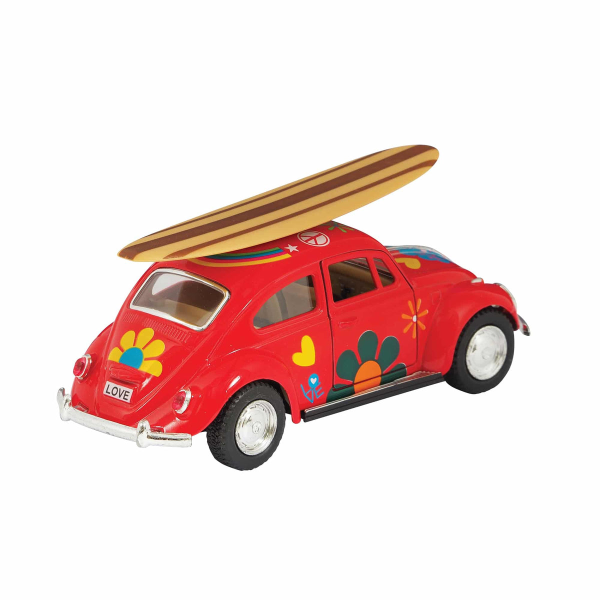 Diecast 1967 Beetle with Surfboard