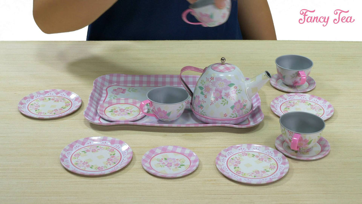 Fancy Tin Tea Set
